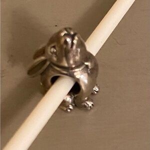 RARE Redbalifrog Gazing Rabbit Retired Bead Sterling 925 NWOT
